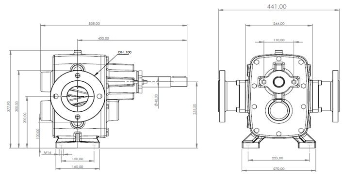 DT-301 Dişli Pompa Ölçü